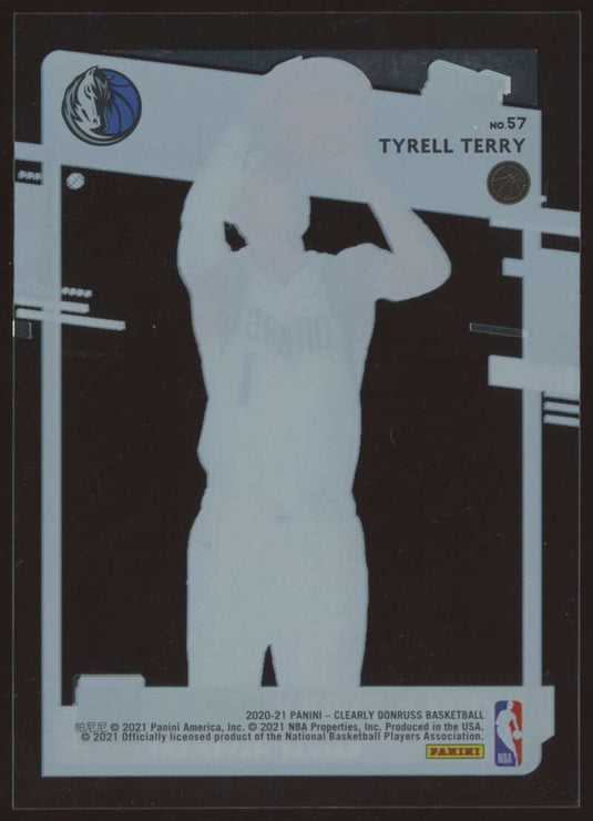 2020-21 Clearly Donruss Tyrell Terry 