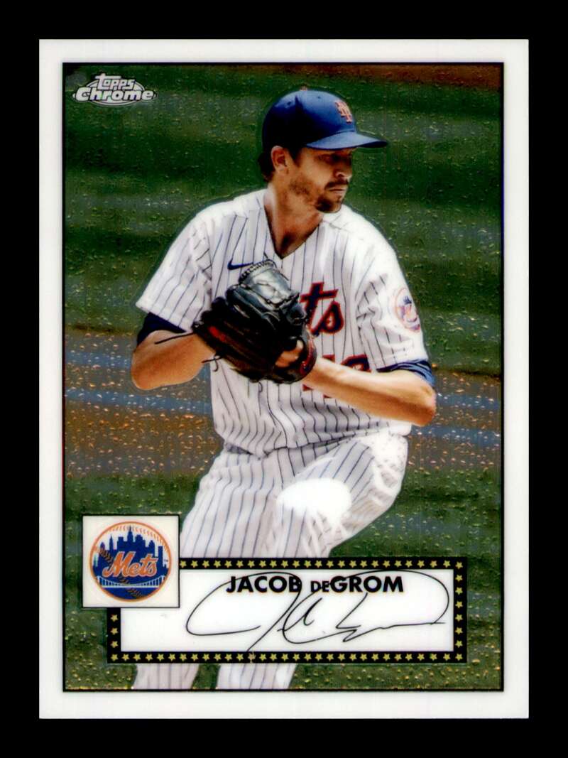 Load image into Gallery viewer, 2021 Topps 1952 Redux Chrome Jacob deGrom #TC52-15 Image 1
