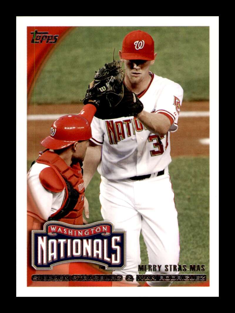 Load image into Gallery viewer, 2010 Topps Update Stephen Strasburg Ivan Rodriguez #US-274 Image 1
