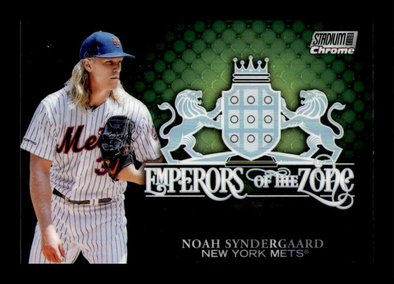 Load image into Gallery viewer, 2020 Topps Stadium Club Chrome Emperors of the Zone Noah Syndergaard #EOZ-20 Image 1
