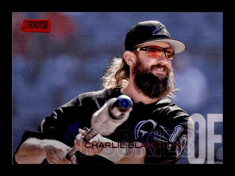 Load image into Gallery viewer, 2018 Topps Stadium Club Red Foil Charlie Blackmon #204 Image 1
