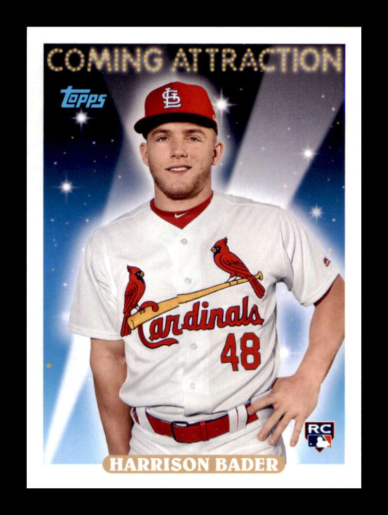 Load image into Gallery viewer, 2018 Topps Archives Coming Attraction Harrison Bader #CA-18 Rookie RC Image 1
