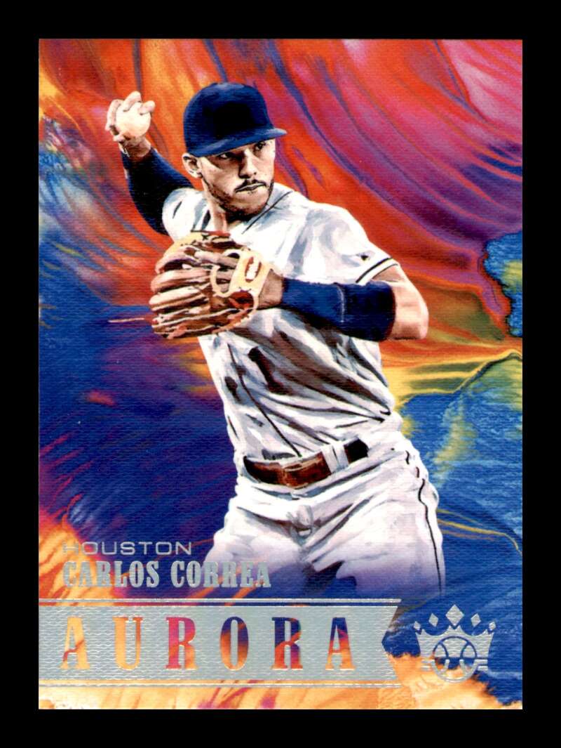 Load image into Gallery viewer, 2018 Panini Diamond Kings Aurora Carlos Correa #A6 Houston Astros Image 1
