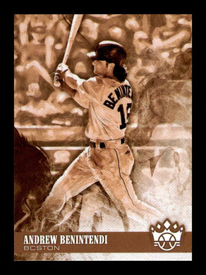 2018 Panini Diamond Kings Sepia Andrew Benintendi 