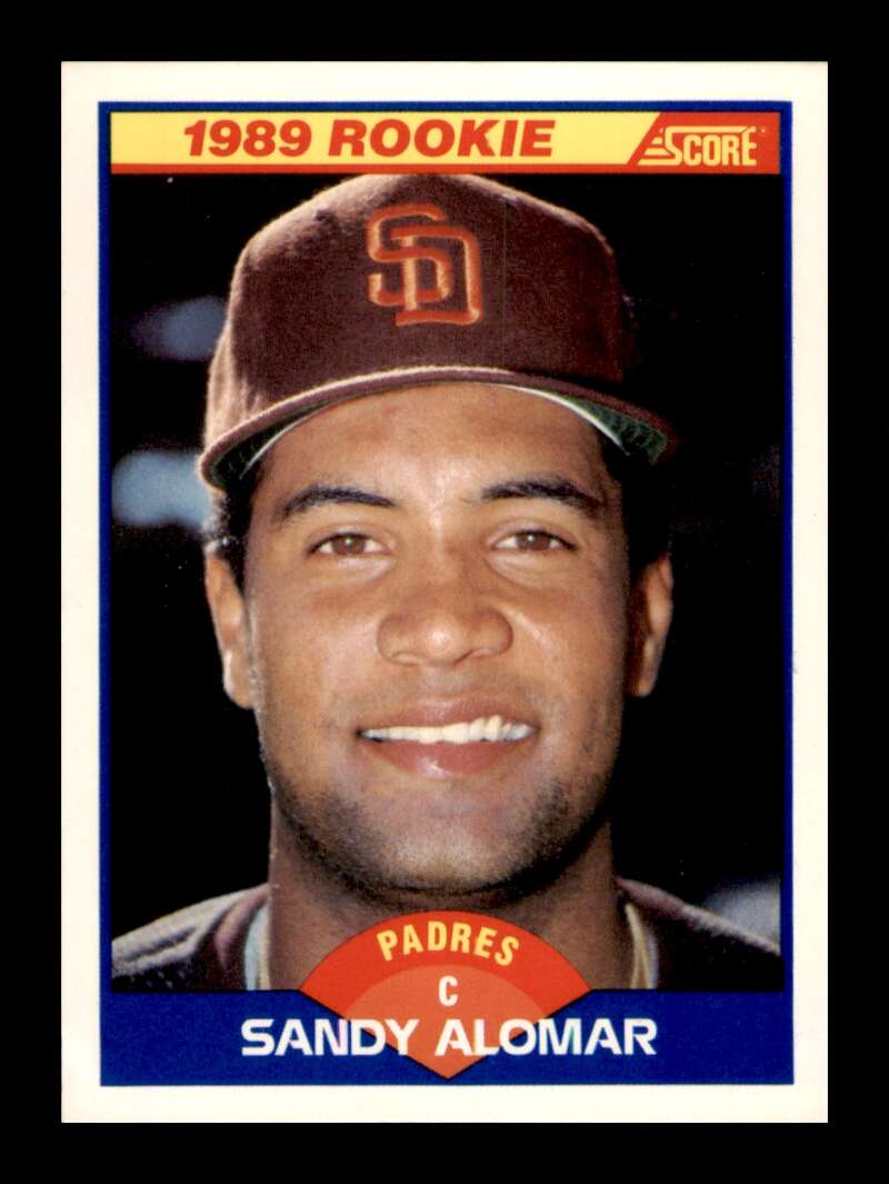 Load image into Gallery viewer, 1989 Score Sandy Alomar #630 Rookie RC Image 1
