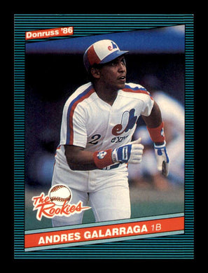 1986 Donruss The Rookies Andres Galarraga 