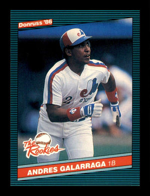 1986 Donruss The Rookies Andres Galarraga 