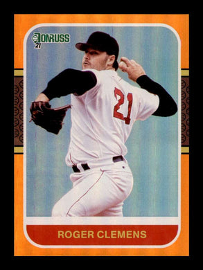 2021 Donruss Holo Orange Roger Clemens 