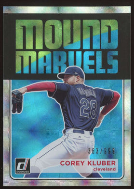 2018 Donruss Mound Marvels Corey Kluber 