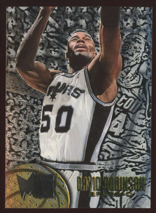 1995-96 Fleer Metal Silver Spotlight David Robinson