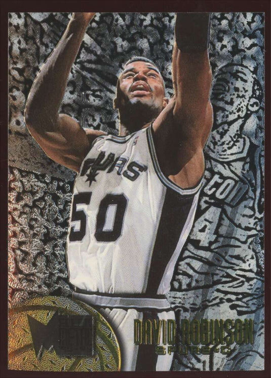 1995-96 Fleer Metal Silver Spotlight David Robinson 