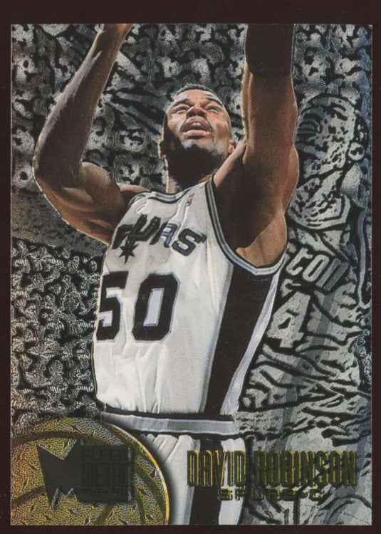 1995-96 Fleer Metal Silver Spotlight David Robinson