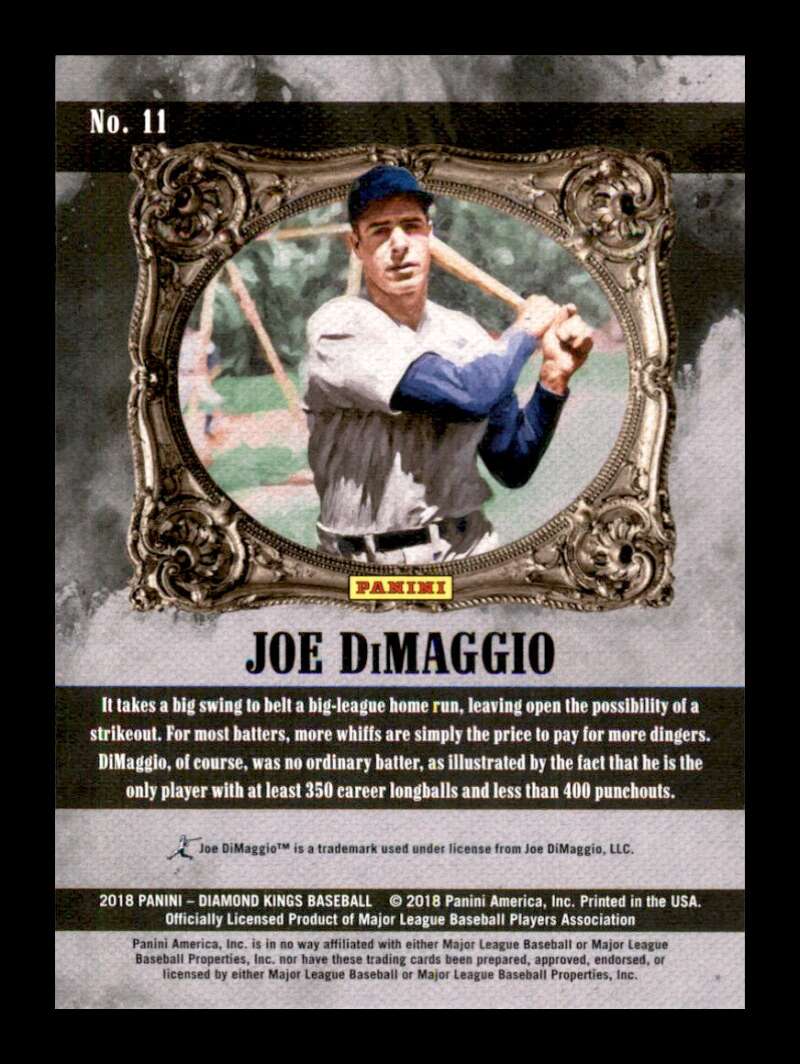 Load image into Gallery viewer, 2018 Panini Diamond Kings Joe DiMaggio #11 Image 2
