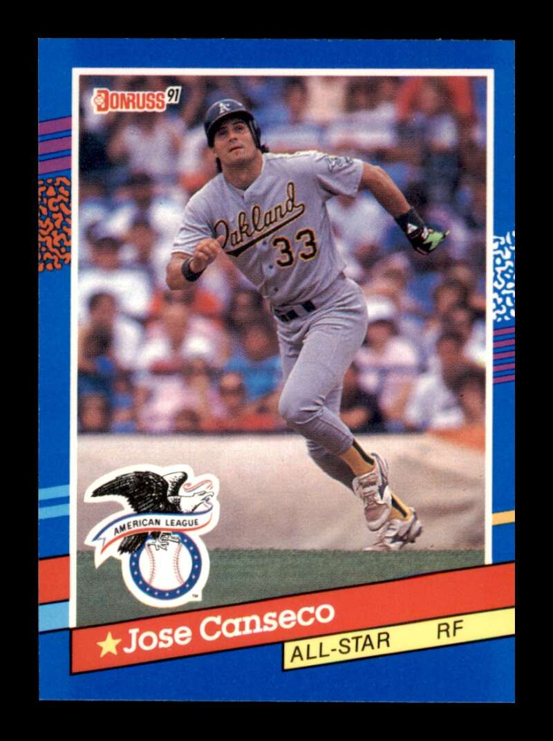 Load image into Gallery viewer, 1991 Donruss All Star Jose Canseco #50 Image 1
