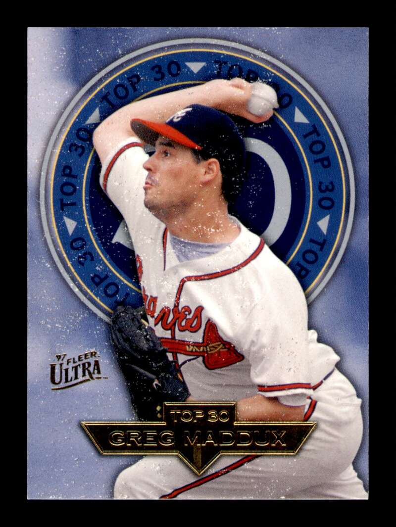 Load image into Gallery viewer, 1997 Fleer Ultra Top 30 Greg Maddux #7 Image 1
