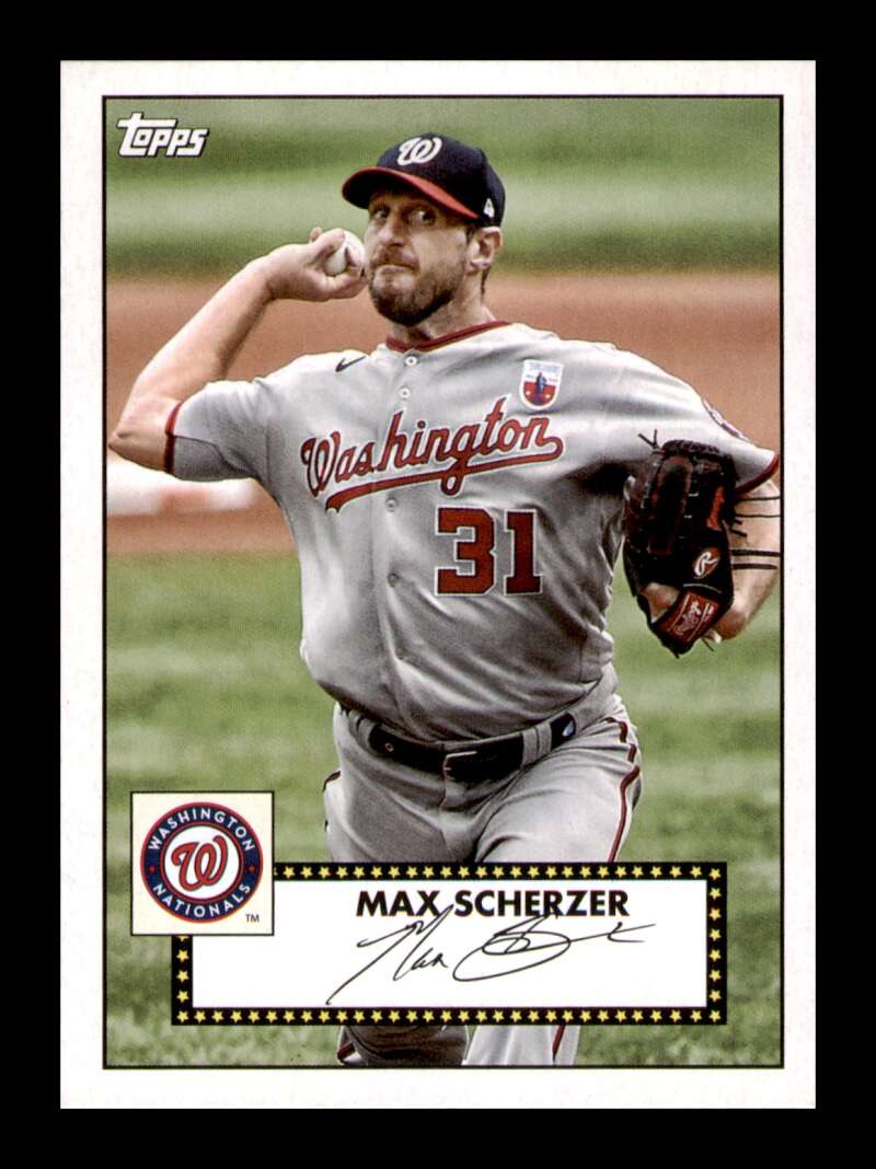 Load image into Gallery viewer, 2021 Topps 1952 Redux Max Scherzer #T52-13 Image 1
