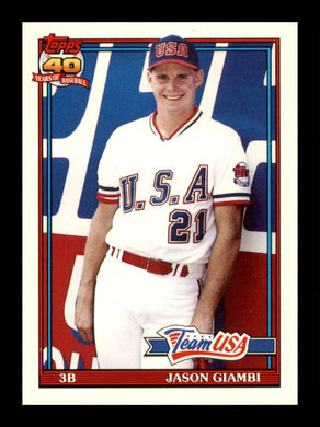 1991 Topps Traded Jason Giambi 