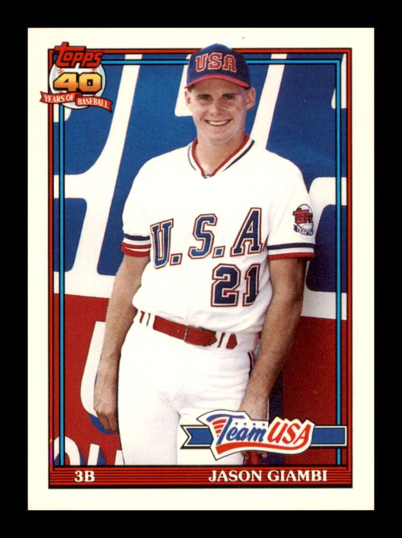 Load image into Gallery viewer, 1991 Topps Traded Jason Giambi #45T Rookie RC Image 1
