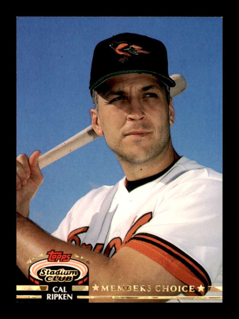 Load image into Gallery viewer, 1992 Topps Stadium Club Cal Ripken Jr. #595 Image 1
