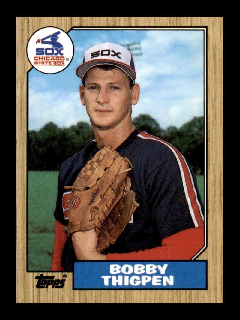 Load image into Gallery viewer, 1987 Topps Tiffany Bobby Thigpen #61 Rookie RC Image 1
