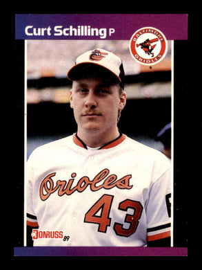 1989 Donruss Curt Schilling 