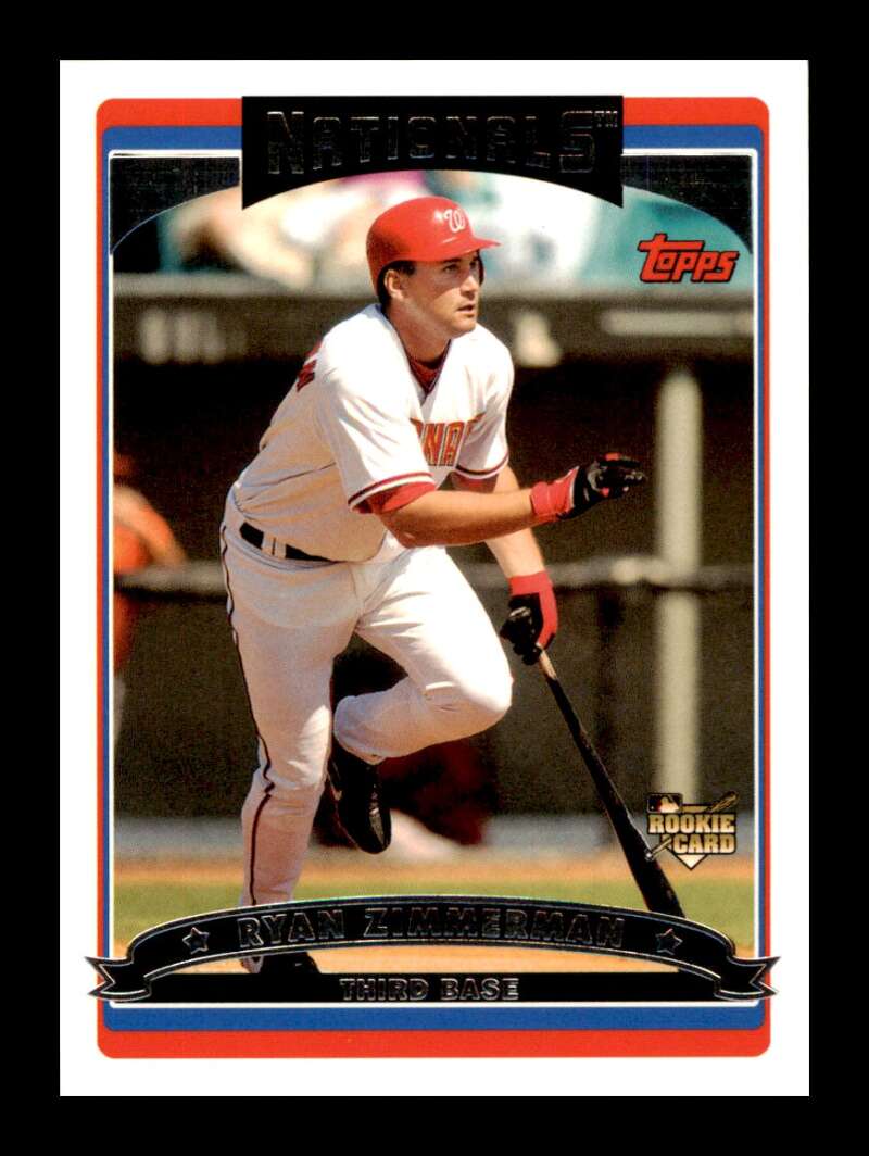 Load image into Gallery viewer, 2006 Topps Ryan Zimmerman #617 Rookie RC Image 1
