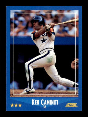 1988 Score Ken Caminiti 