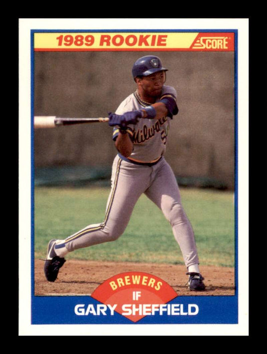 1989 Score Gary Sheffield 