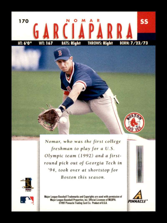 1997 Pinnacle Nomar Garciaparra