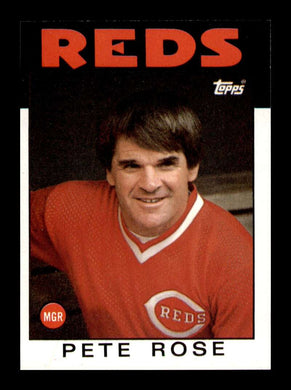 1986 Topps Pete Rose 