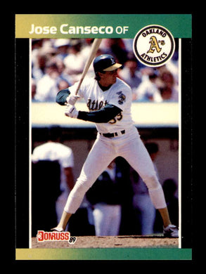 1989 Donruss Jose Canseco 