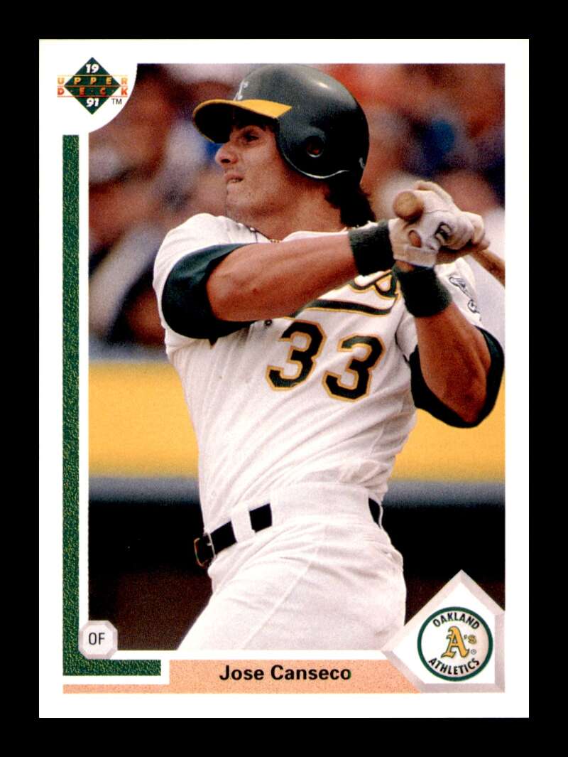 Load image into Gallery viewer, 1991 Upper Deck Jose Canseco #155 Image 1
