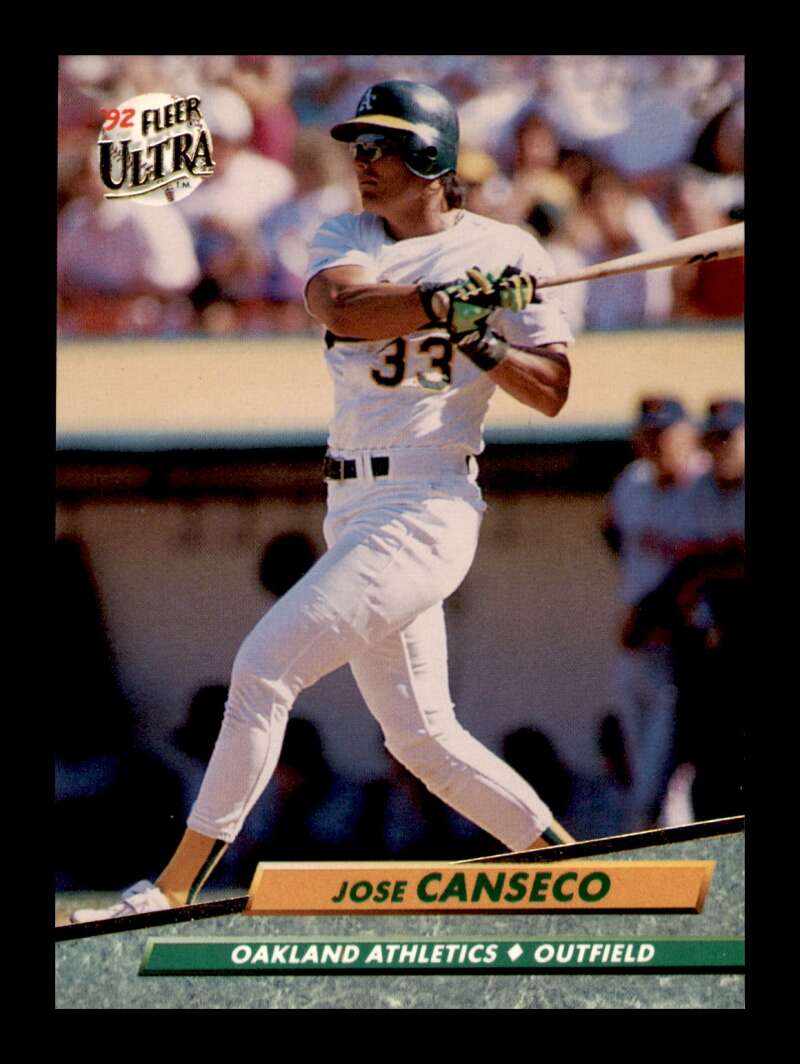 Load image into Gallery viewer, 1992 Fleer Ultra Jose Canseco #110 Image 1
