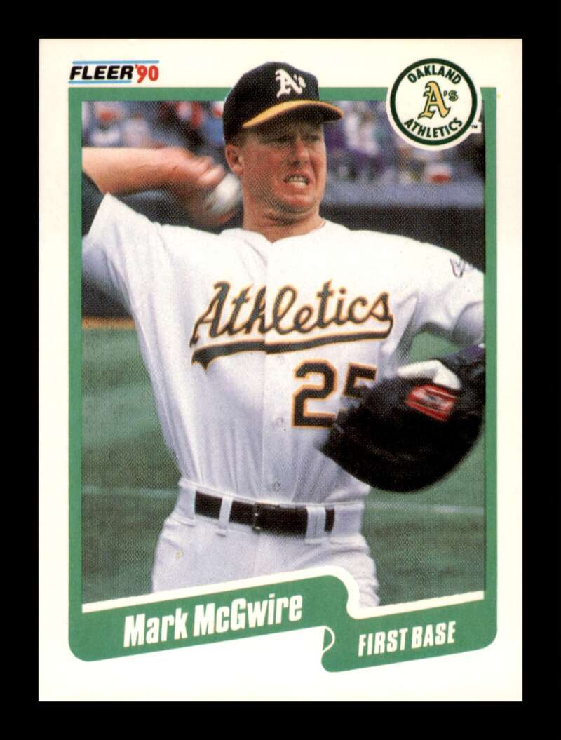 Load image into Gallery viewer, 1990 Fleer Mark McGwire #15 Image 1
