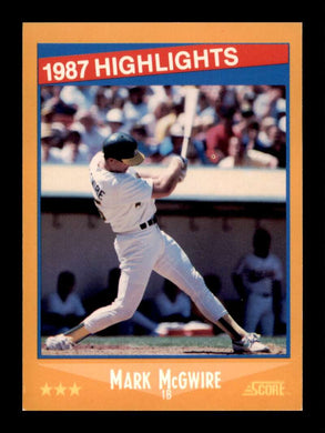 1988 Score Mark McGwire 