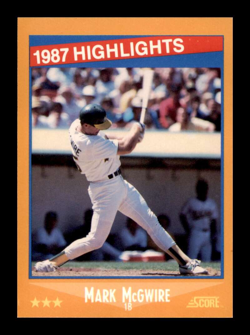 Load image into Gallery viewer, 1988 Score Mark McGwire #659 Image 1
