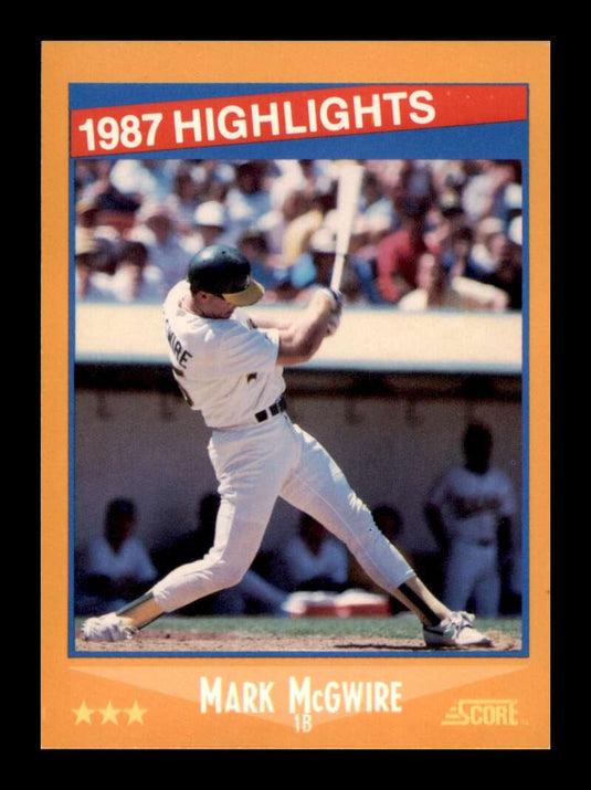 1988 Score Mark McGwire