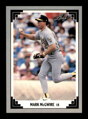 1991 Leaf Mark McGwire 