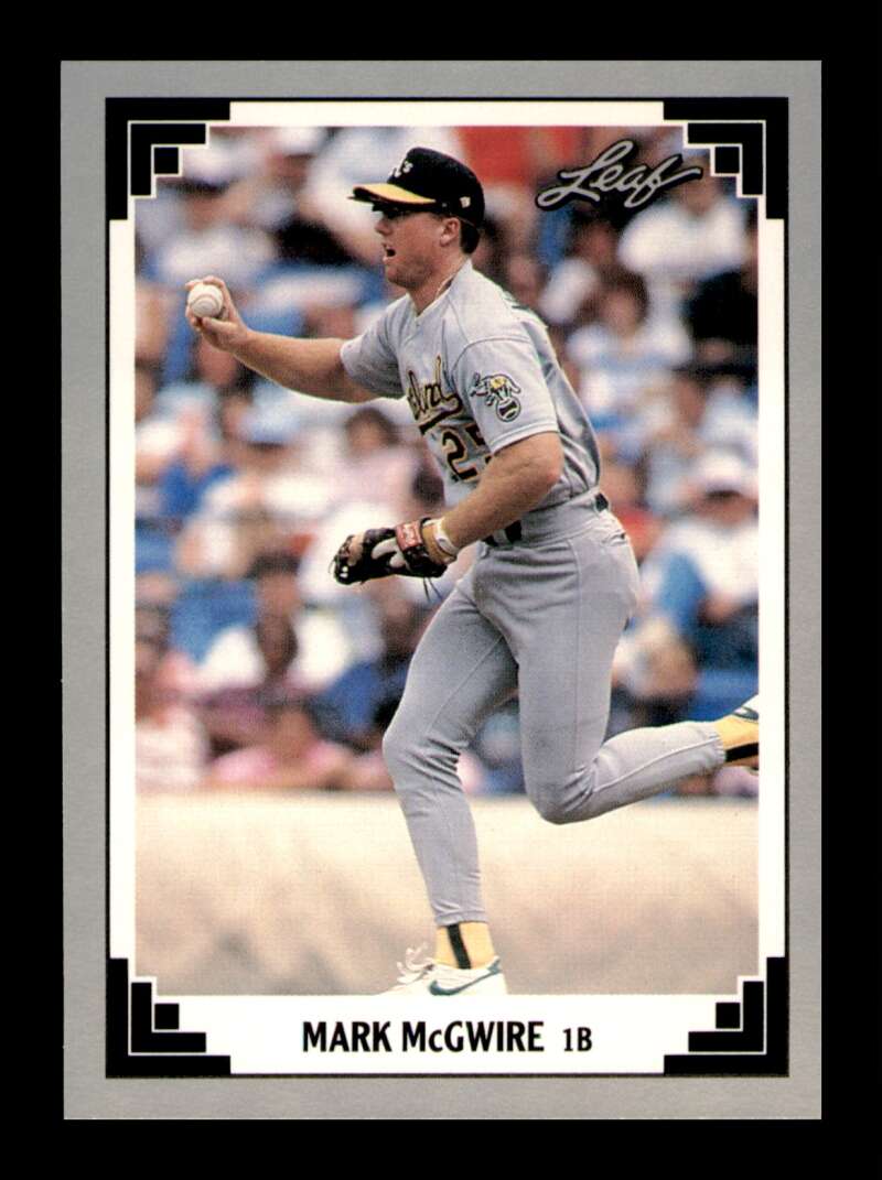 Load image into Gallery viewer, 1991 Leaf Mark McGwire #487 Image 1
