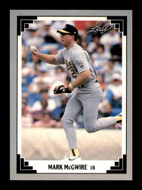 1991 Leaf Mark McGwire 