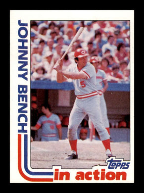 1982 Topps Johnny Bench 