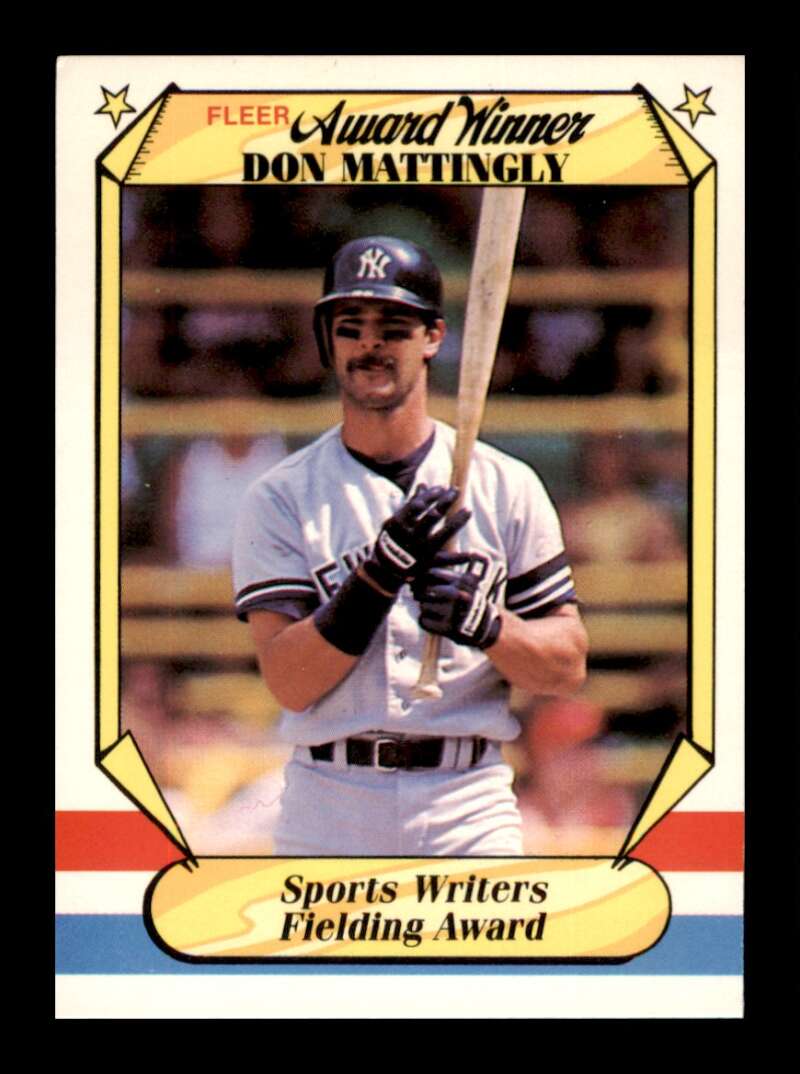 Load image into Gallery viewer, 1987 Fleer Award Winners Don Mattingly #24 Image 1
