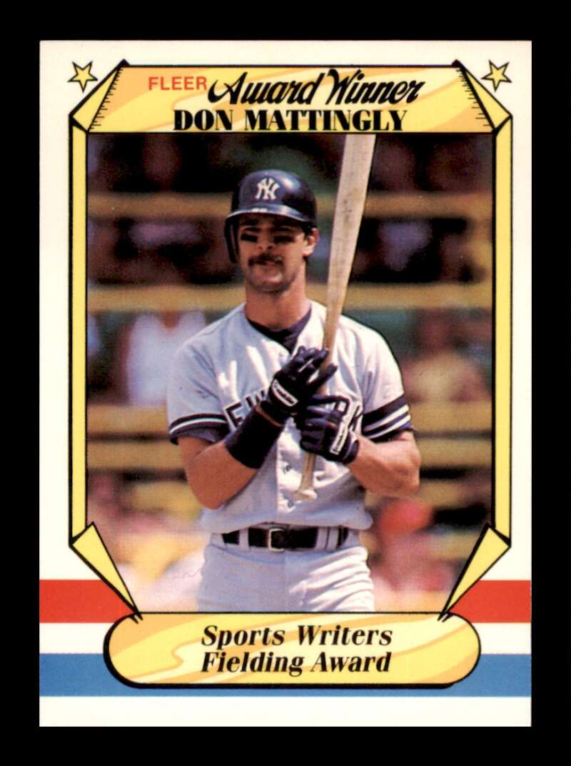 Load image into Gallery viewer, 1987 Fleer Award Winners Don Mattingly #24 Image 1
