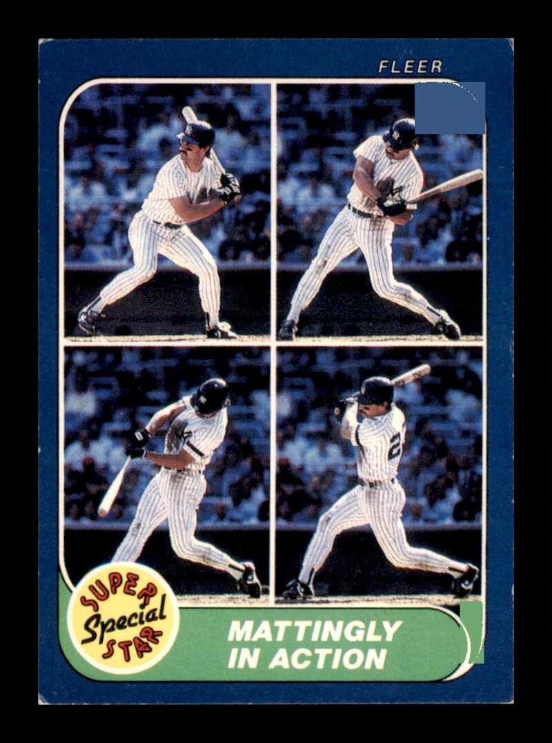 Load image into Gallery viewer, 1986 Fleer Don Mattingly #627 Image 1
