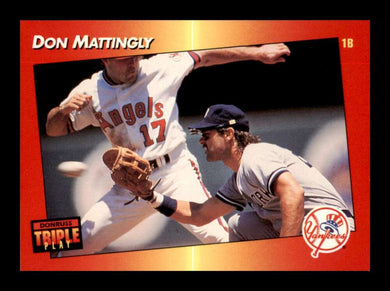 1992 Leaf Triple Play Don Mattingly 