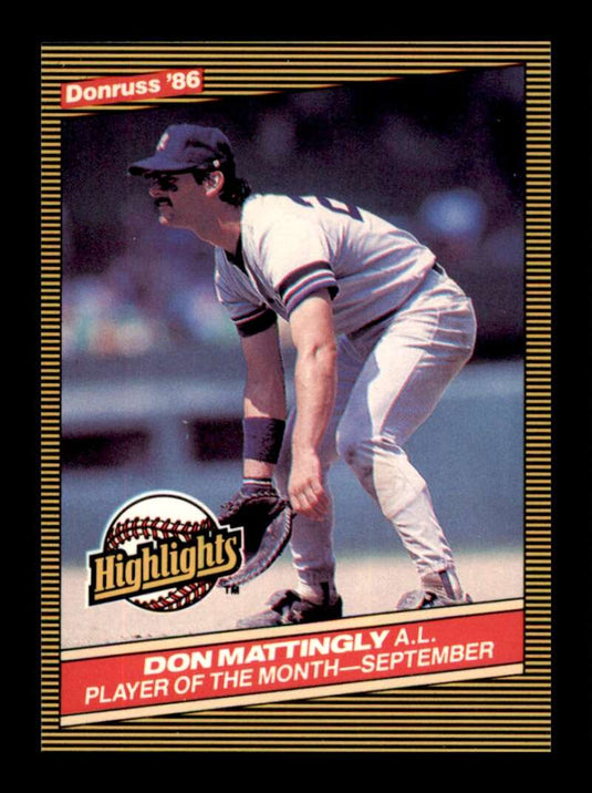 1986 Donruss Highlights Don Mattingly 