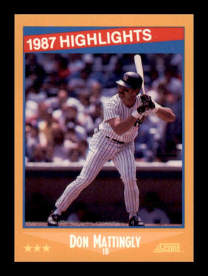 1988 Score Don Mattingly 