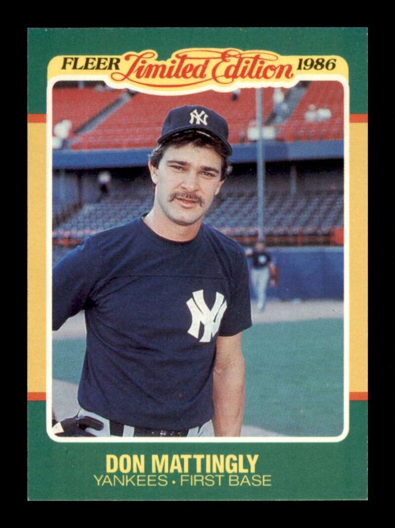 Load image into Gallery viewer, 1986 Fleer Limited Edition Don Mattingly #27 Image 1
