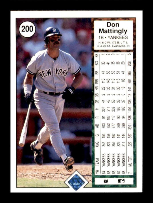 1989 Upper Deck Don Mattingly