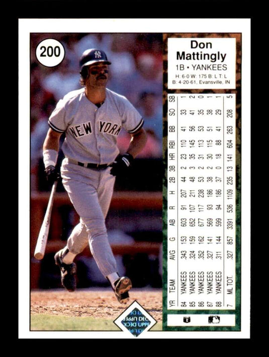 1989 Upper Deck Don Mattingly 